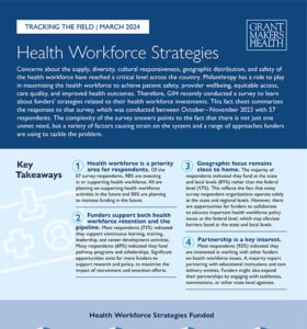 Tracking the Field: Health Workforce Strategies