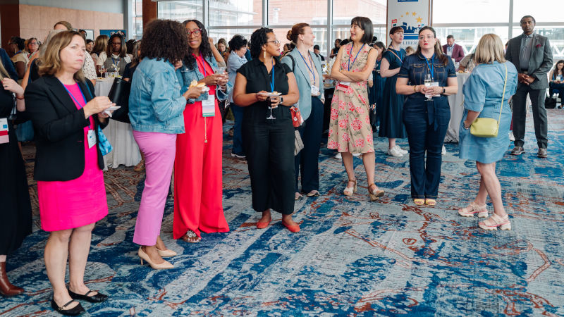 Sponsors can host a networking reception, to facilitate funders connecting.